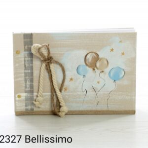 Βιβλίο ευχών για Αγόρι Μπαλόνια BE 2327 Bellissimo 35.00