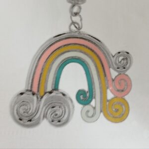 Μπομπονιέρα για Αγόρι 39 2,20 Μεταλλικό μπρελόκ 8εκ. Ύψος 3 κουφ.δεμενα κρεμαστα