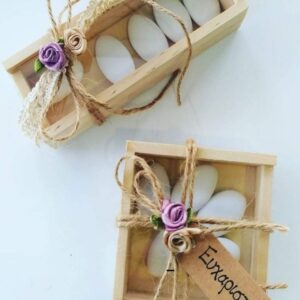 Μπομπονιέρα γάμου, Κουτάκι ξύλινο